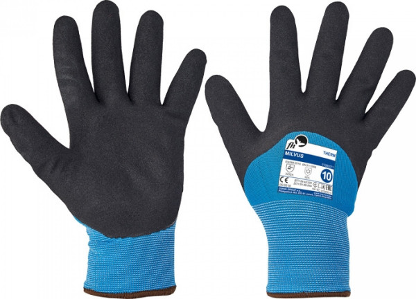 Рукавички покриті утепленні